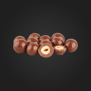 Drajeuri alune de pădure în ciocolată cu lapte